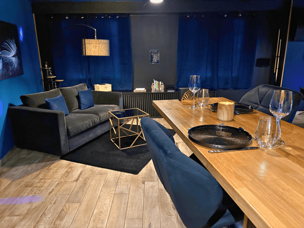 Suite Cléopâtre - Doux Bleu Jeux - Love’nSpa - weekend en amoureux, love rooms avec spa ou jacuzzi privatif3 de Suite Cléopâtre - Doux Bleu Jeux
