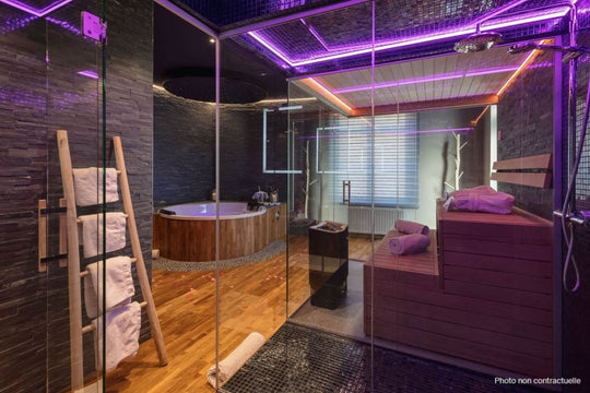 Suite Nid d'Amour by Le Clos des Thermes - Love’nSpa - weekend en amoureux, love rooms avec spa ou jacuzzi privatif