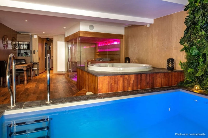 Suite Zanzibar by Le Clos des Thermes - Love’nSpa - weekend en amoureux, love rooms avec spa ou jacuzzi privatif