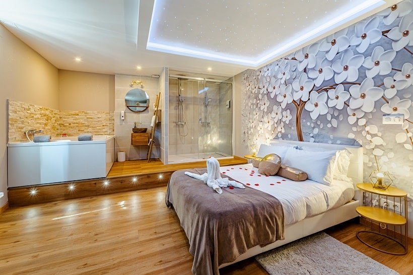 Au Temps des Cerises - Le Magnolia - Love’nSpa - weekend en amoureux, love rooms avec spa ou jacuzzi privatif3 de Au Temps des Cerises - Le Magnolia
