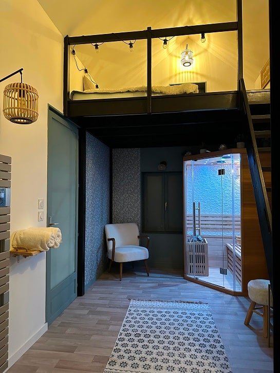 La maison mélorienne - Love’nSpa - weekend en amoureux, love rooms avec spa ou jacuzzi privatif7 de La maison mélorienne
