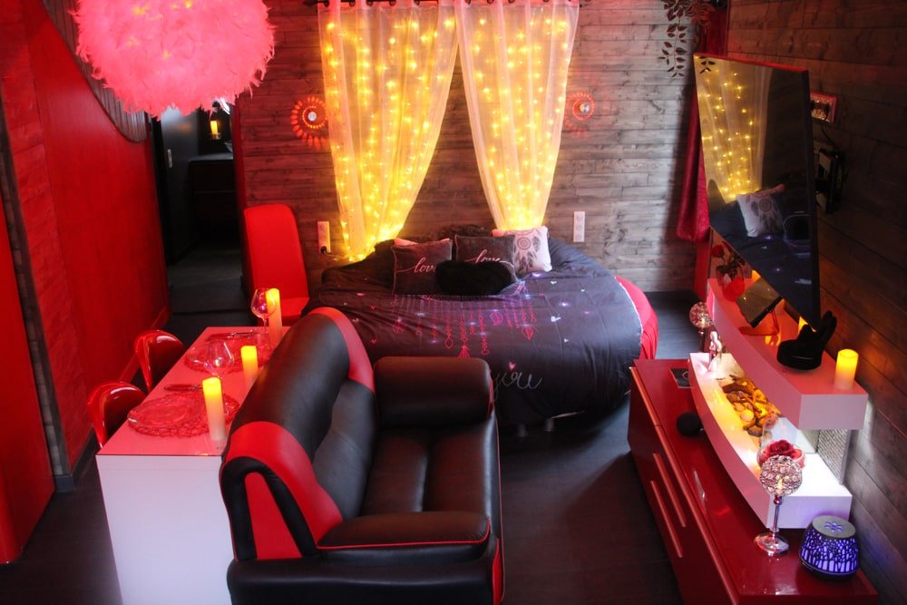 L'Attrape Rêves - Le Romantique - Love’nSpa - weekend en amoureux, love rooms avec spa ou jacuzzi privatif3 de L'Attrape Rêves - Le Romantique
