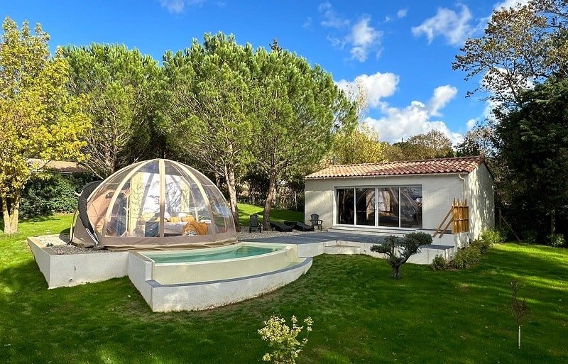 Le Clos F.M.R - Bulle WIGWAM Fanny - Love’nSpa - weekend en amoureux, love rooms avec spa ou jacuzzi privatif16 de Le Clos F.M.R - Bulle WIGWAM Fanny
