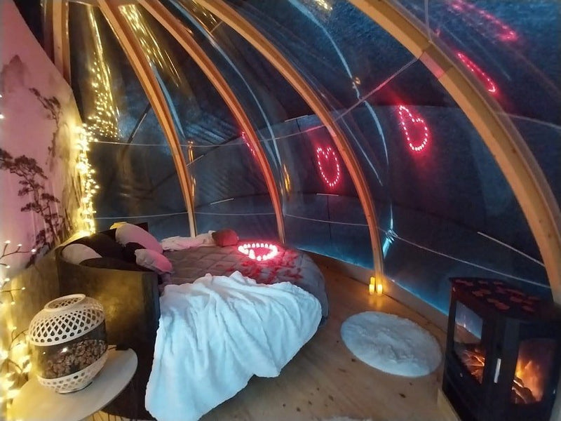 Le Clos F.M.R - Bulle WIGWAM Fanny - Love’nSpa - weekend en amoureux, love rooms avec spa ou jacuzzi privatif2 de Le Clos F.M.R - Bulle WIGWAM Fanny
