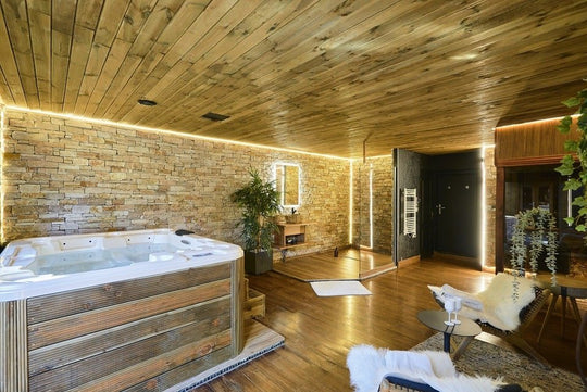 Les Cottages du Parc - Le Cottage Suédois - Love’nSpa - weekend en amoureux, love rooms avec spa ou jacuzzi privatif